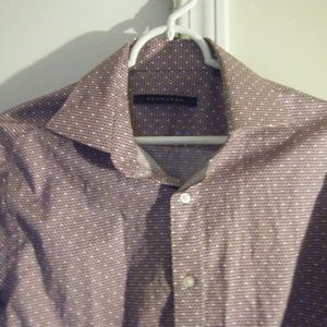 Men Sean John French Cuff Shirt Size 15.5 32/33